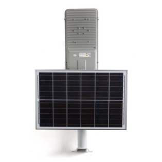 Lampadaire LED 100W 5.000Lm 6000ºK IP65 Capteur solaire 40.000H