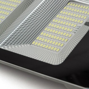 Lampadaire LED 100W 5.000Lm 6000ºK IP65 Capteur solaire 40.000H