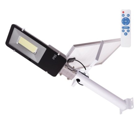 Lampadaire LED Solaire - Télécommande  Dimmable  Batterie: 3,2V 20000MaH