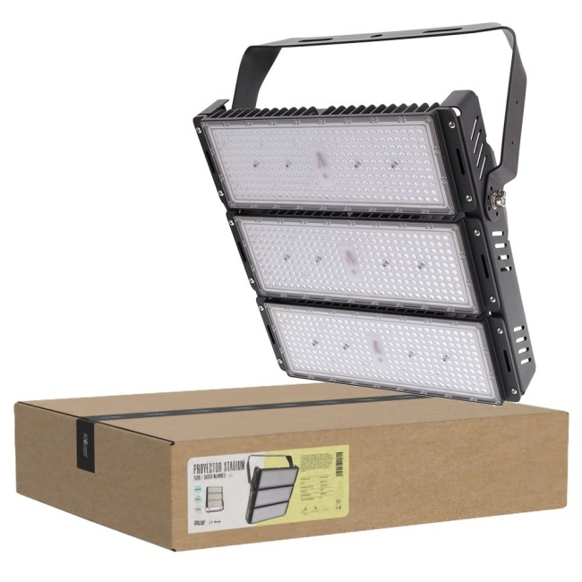 Projecteur LED 750W Stadium 112500Lm Driver Meanwell 1-10V IP65 Philips 3030 100.000H