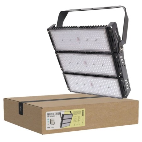 Projecteur LED 750W Stadium 112500Lm Driver Meanwell 1-10V IP65 Philips 3030 100.000H