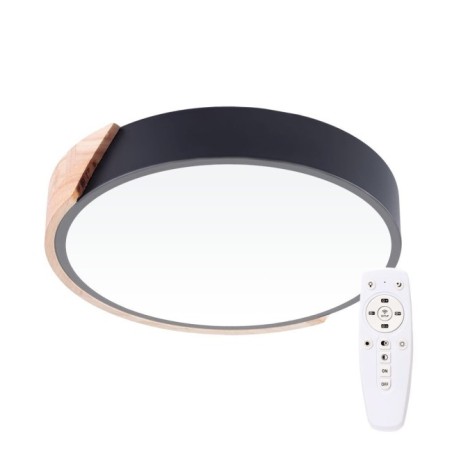 Plafonnier LED 18W 1 800Lm Circulaire Bicolore Addilyn Température de Couleur Réglable 40 000H