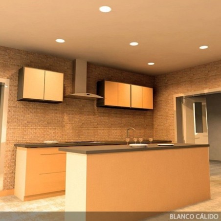 Plaque LED 12W 805Lm 3000ºK Circulaire 40.000H