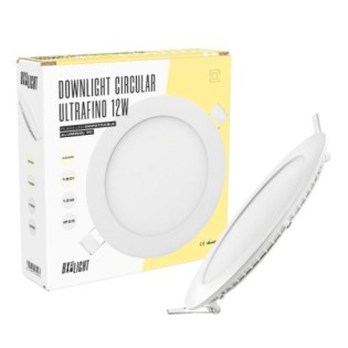 Plaque LED 12W 860Lm 4200ºK Circulaire 40.000H