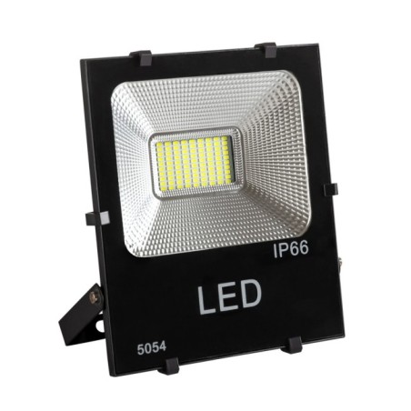 Projecteur LED 50W 5 000Lm 6000K Solaire avec Capteur 50W + Télécommande Panneau 6V/15W 40 000H