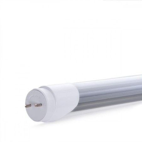 Tube LED T8 18W 2160Lm 6000ºK 120cm Tête Rotative Connexion Un Seul Côté 60.000H
