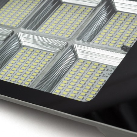 Lampadaire LED 200 W 10 000 Lm 6000 K IP65 Capteur solaire 40 000 h