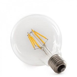 Ampoule LED E27 6W 432Lm 2000ºK Filament G95 40.000H