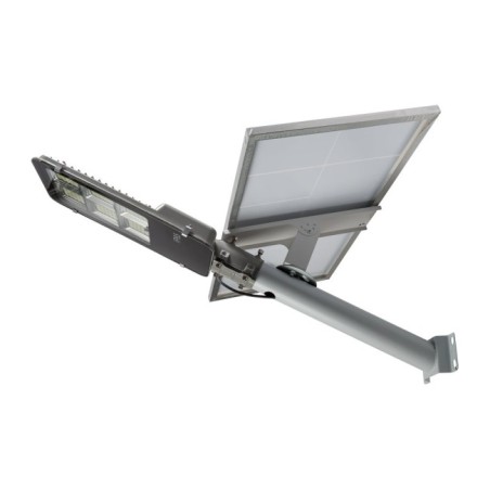 Lampadaire LED 200 W 10 000 Lm 6000 K IP65 Capteur solaire 40 000 h