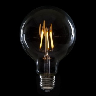 Ampoule LED E27 6W 432Lm 2000ºK Filament G95 40.000H