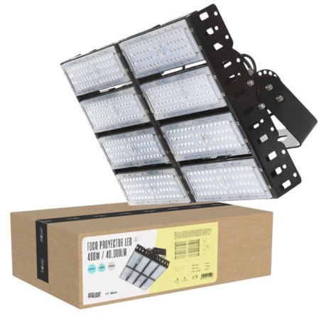 Projecteur LED 400W 40.000Lm 6000ºK IP65 100.000H