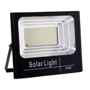 Projecteur LED solaire 200W 6500K avec panneau 6V/20W et batterie 3,2V/15000mAh