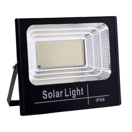 Projecteur LED solaire 200W 6500K avec panneau 6V/20W et batterie 3,2V/15000mAh
