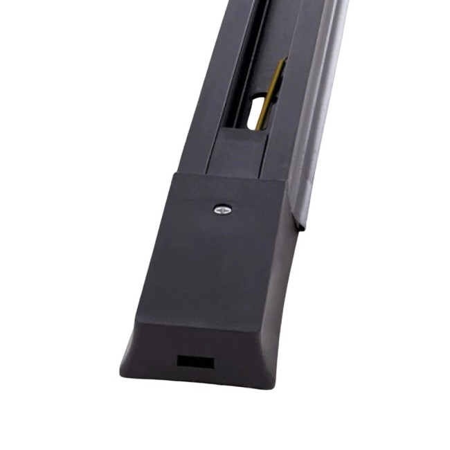 Rail monophase LED 2M Noir Aluminium Borna CE RoHS