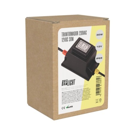 Transformateur LED 120W 10A IP20 ABS 169x65x37mm