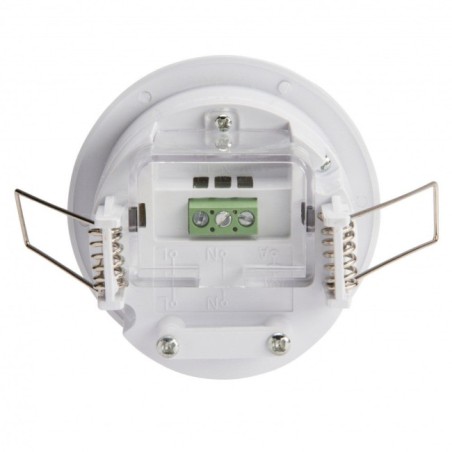 Détecteur de mouvement encastré 360°, ABS, IP25, 220-240V, Ø75,5x74,5mm