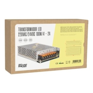 Transformateur 220V à 24VDC 100W 4.2A IP20