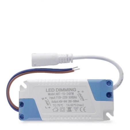 Driver ABT-15-24W 24W, 45-84VDC, 280-300mA, Classe II, TRIAC, IP20