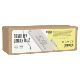 Driver LED 24W, 45-84VDC, 600mA, Dimmable, IP20, Classe II