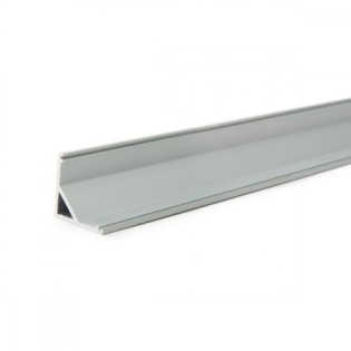 Profil en aluminium pour bande LED d'angle 2m avec diffuseur opale