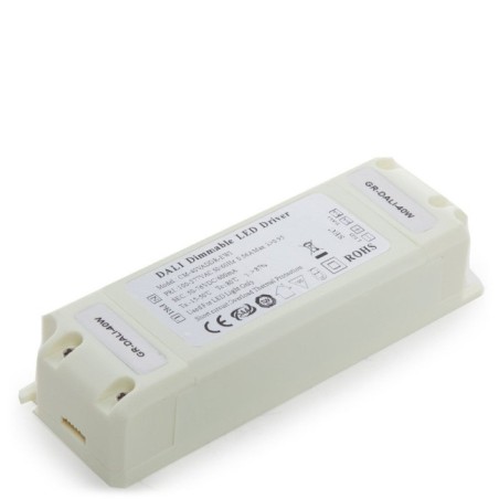 Driver LED DALI 40W, 50-76VDC, 600mA, Classe II, IP25