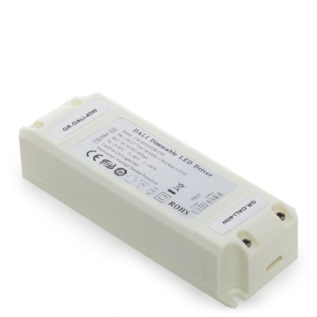 Driver LED DALI 40W, 50-76VDC, 600mA, Classe II, IP25