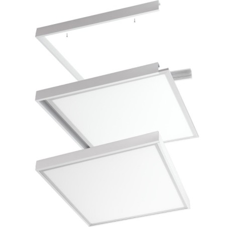 Cadre pour panneau LED 600x600 IP25 en aluminium certifié CE RoHS ISO9001