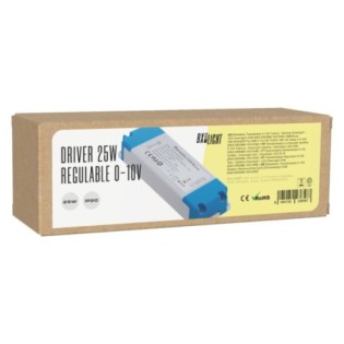 Driver réglable 0-10V 24W, sortie 30-72VDC, 300mA, IP25