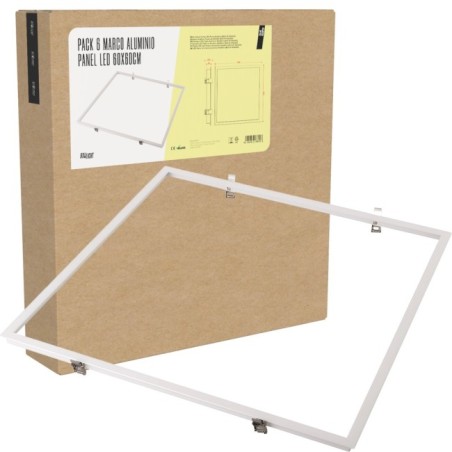 Cadre en aluminium pour panneau LED 600x600mm, IP25, CE, RoHS