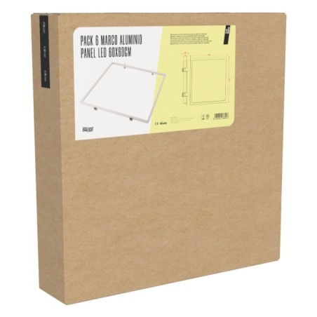 Cadre en aluminium pour panneau LED 600x600mm, IP25, CE, RoHS