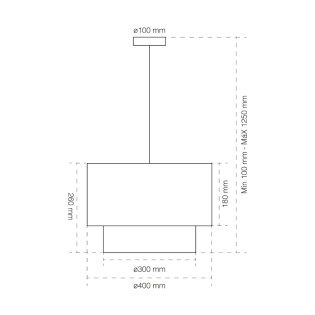 Lampe de plafond Armis