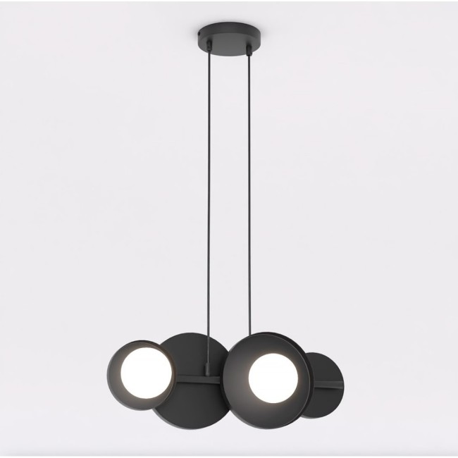 Suspension Aurevo noire (4 lumières)