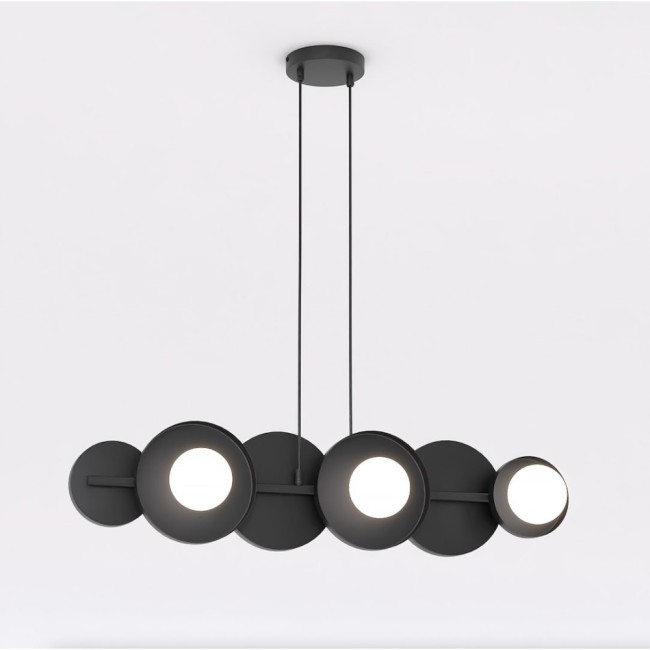 Suspension Aurevo noire (6 lumières)