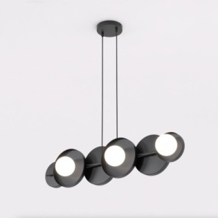 Suspension Aurevo noire (6 lumières)