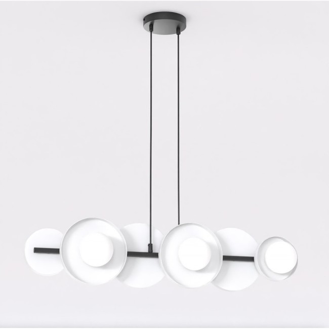 Suspension Aurevo blanche (6 lumières)
