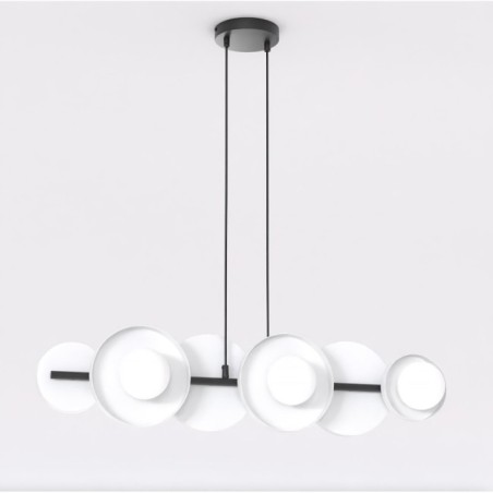 Suspension Aurevo blanche (6 lumières)