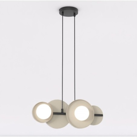 Suspension Aurevo moka (4 lumières)