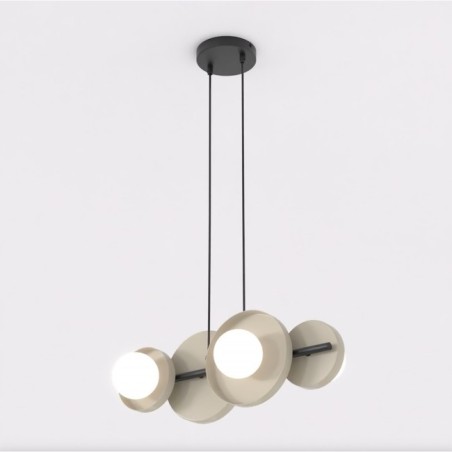 Suspension Aurevo moka (4 lumières)
