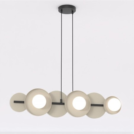 Suspension Aurevo moka (6 lumières)