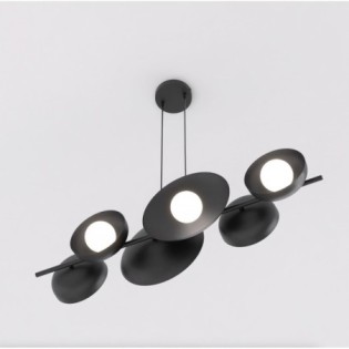 Suspension Cirion noire (6 lumières)