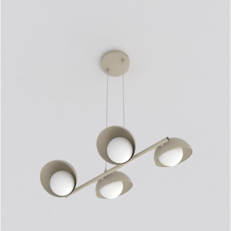 Suspension Nordessa moka (4 lumières)