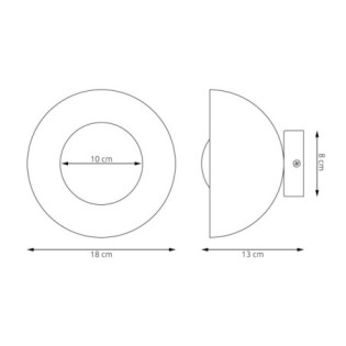 Applique mural Lumora moka.