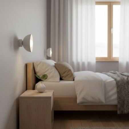 Applique mural Lumora gris.