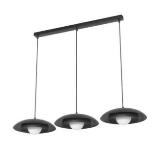 Suspension Arka noire (3 lumières)