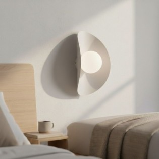 Applique mural Onivia XL blanc.