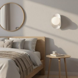 Applique mural Onivia M gris.