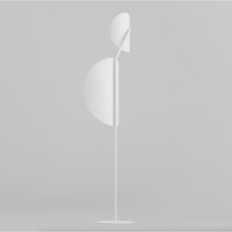 Lampe sur pied Lysia blanche (2 lumières)