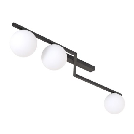 Lampe de plafond Aurelis opale (3 lumières)