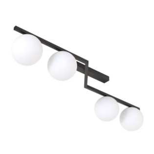 Lampe de plafond Aurelis opale (4 lumières)