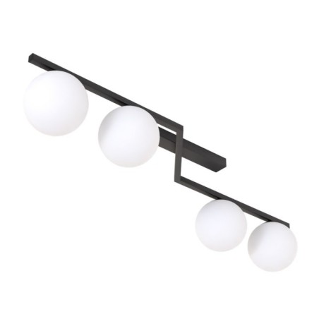 Lampe de plafond Aurelis opale (4 lumières)